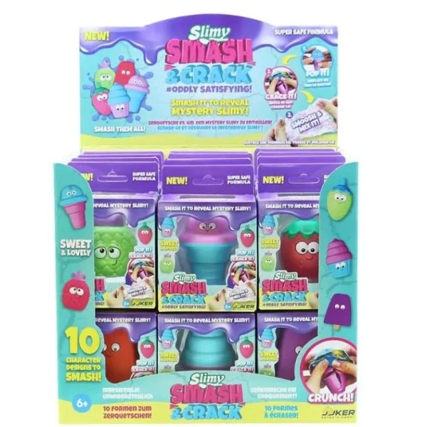 Slimy Smash And Crack Assortment, 1 Piece - 32605-T